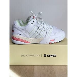 K-Swiss SI-18 International x Brocky Marciano White Sneaker - Size 12M - MINT